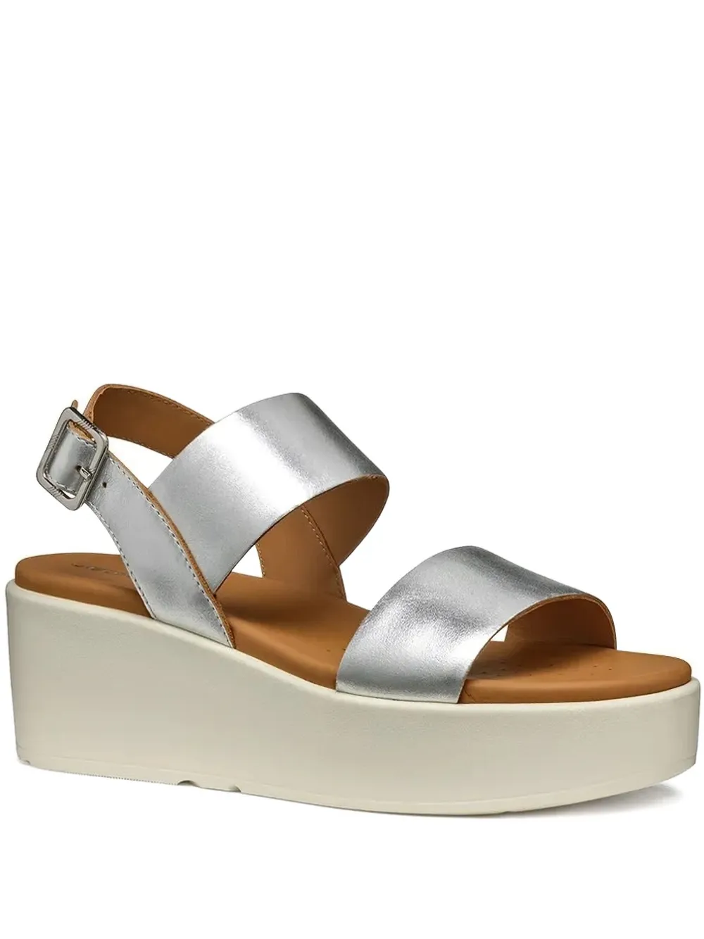 Geox double-strap platform sandals C1007 GREY