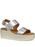 Geox double-strap platform sandals - C1007 GREY