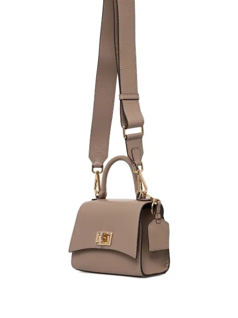 Geox top-handle twist-lock tote bag