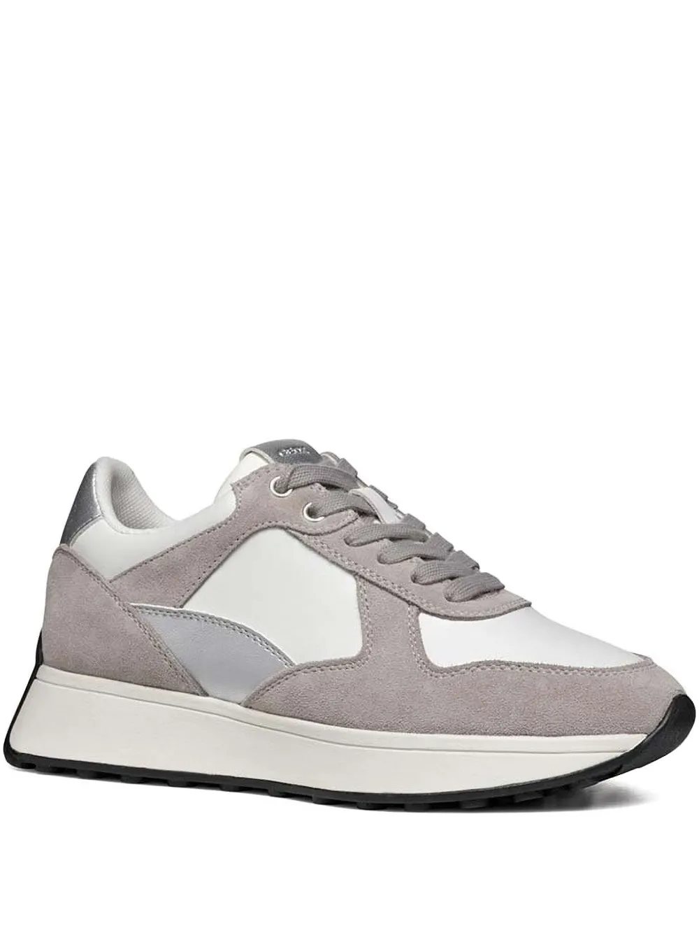 Geox suede leather panel sneakers Grey