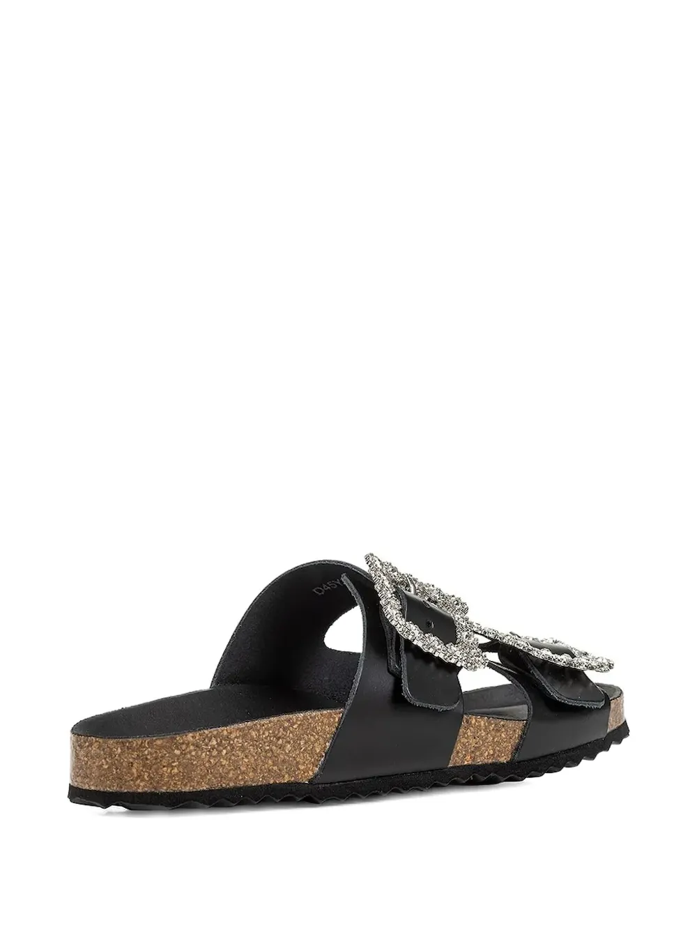 Geox embellished-buckles flat sandals Black