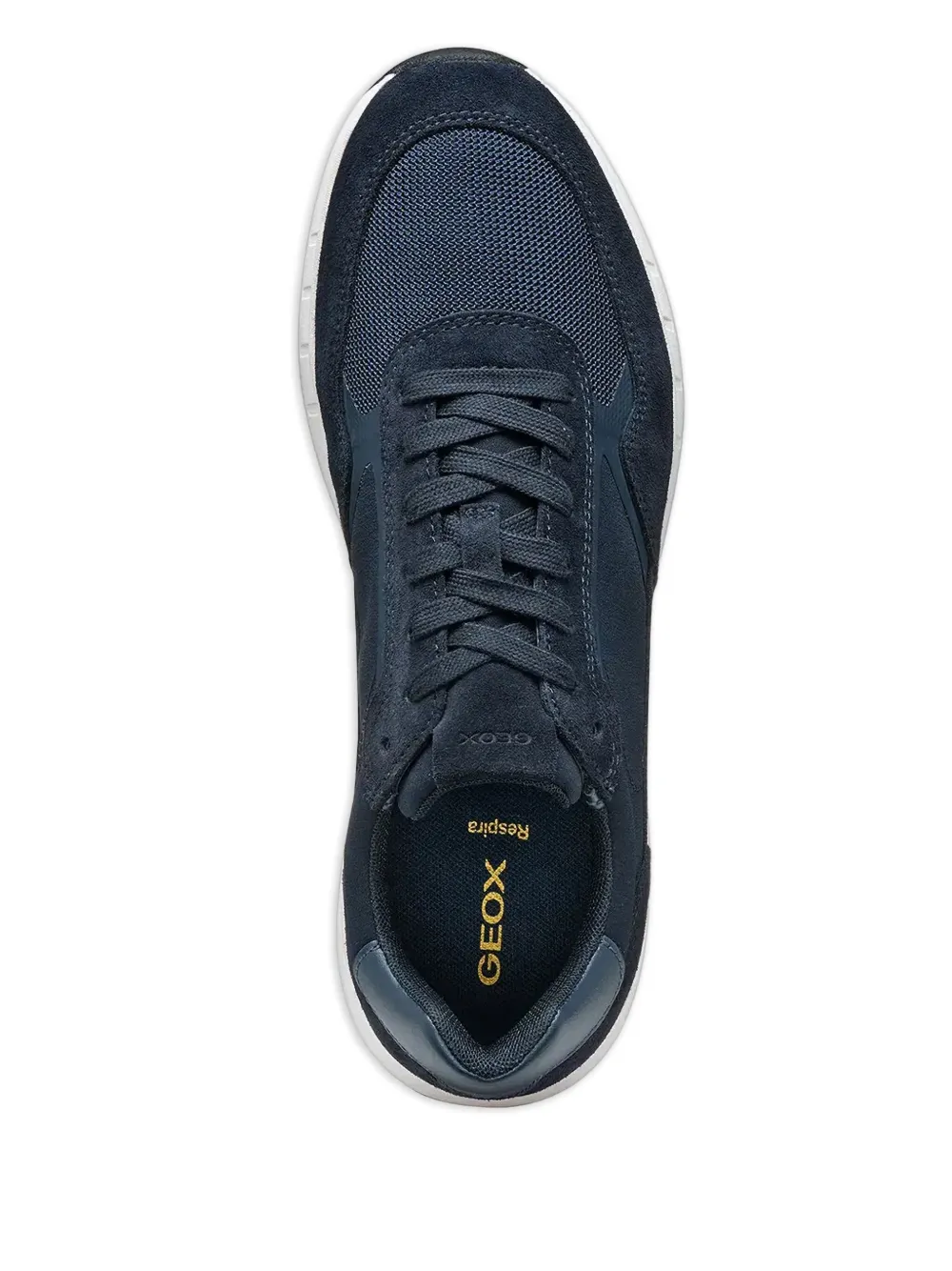 Geox Branthon suede sneakers Blauw