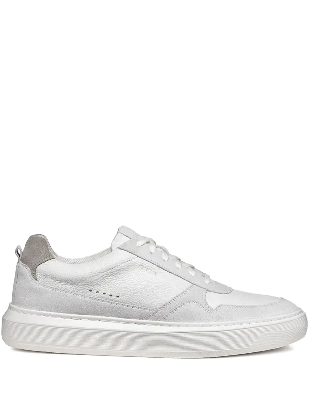 Geox Deiven panelled lace-up sneakers White