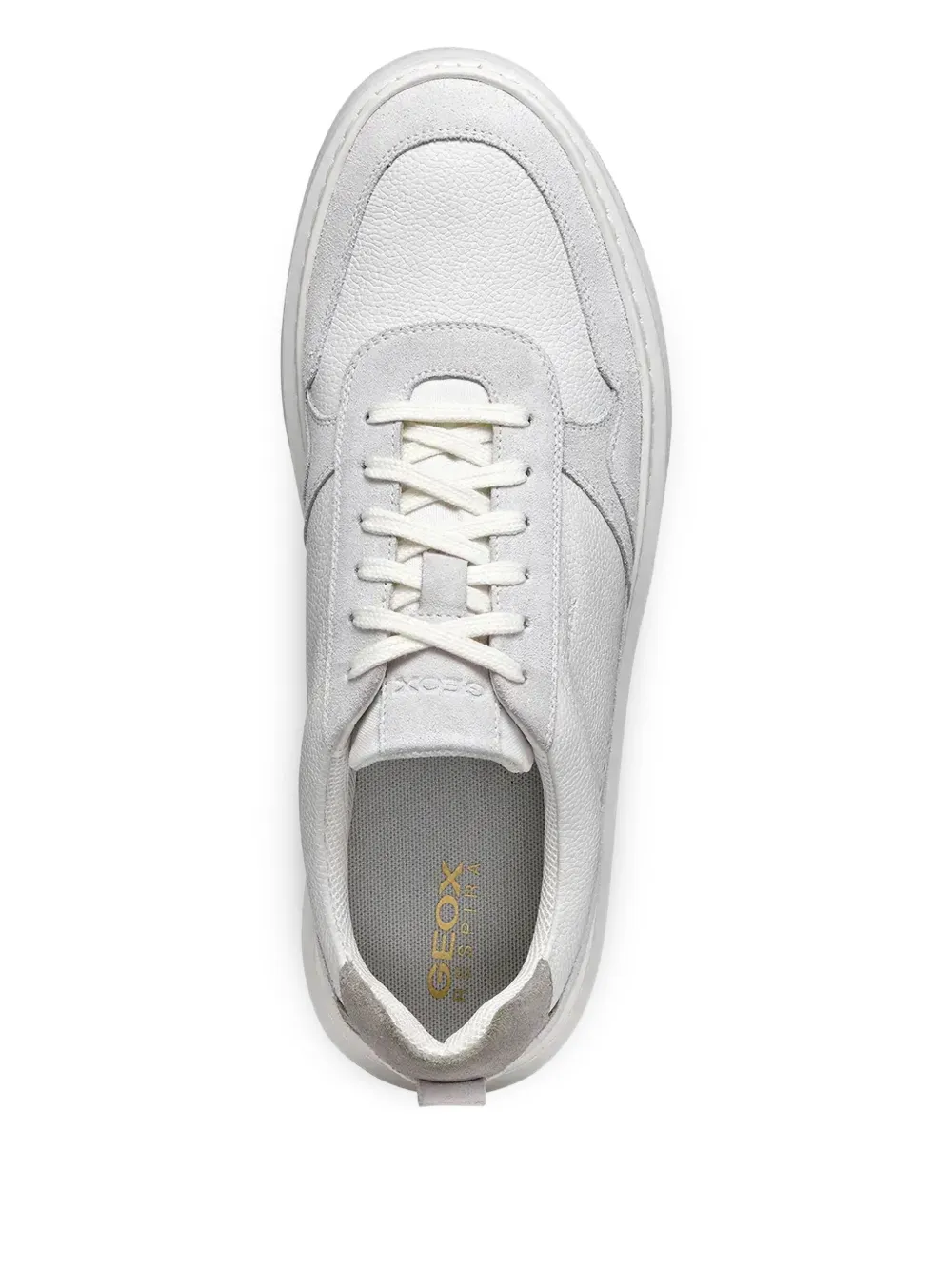 Geox Deiven panelled lace-up sneakers White