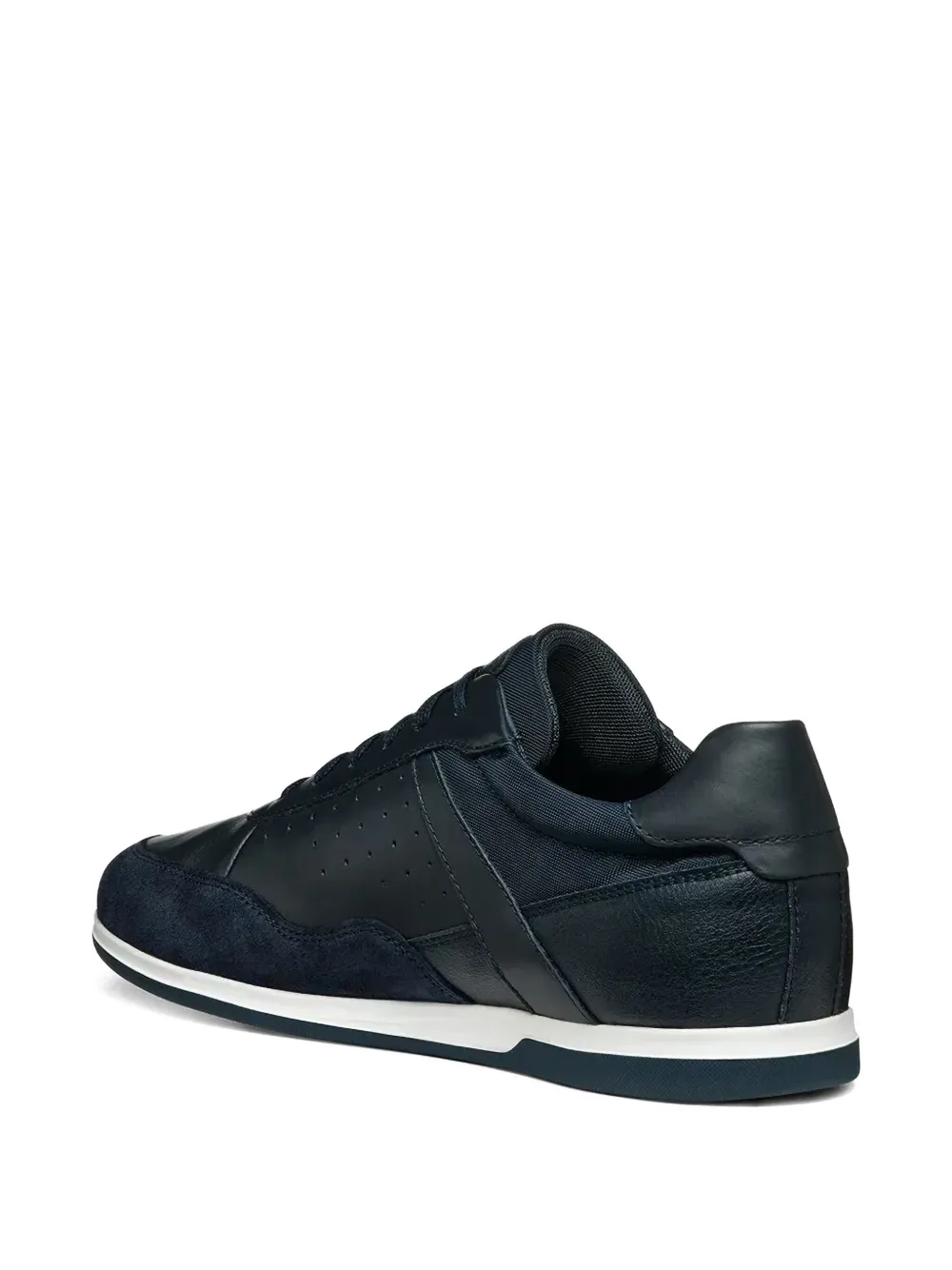 Geox perforated-details low-top sneakers Blue