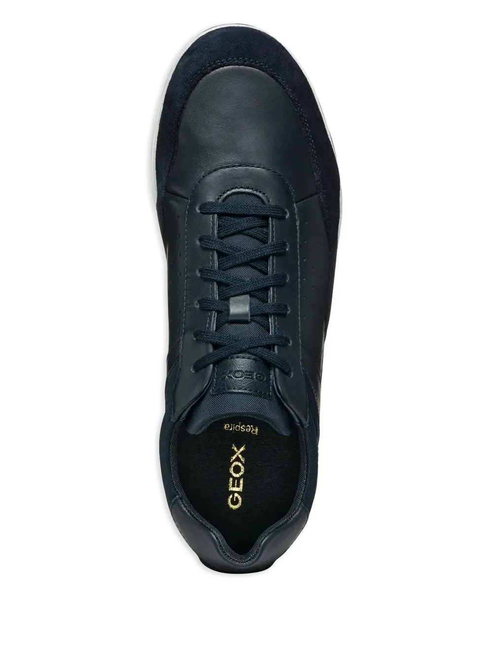 Geox perforated-details low-top sneakers Blue