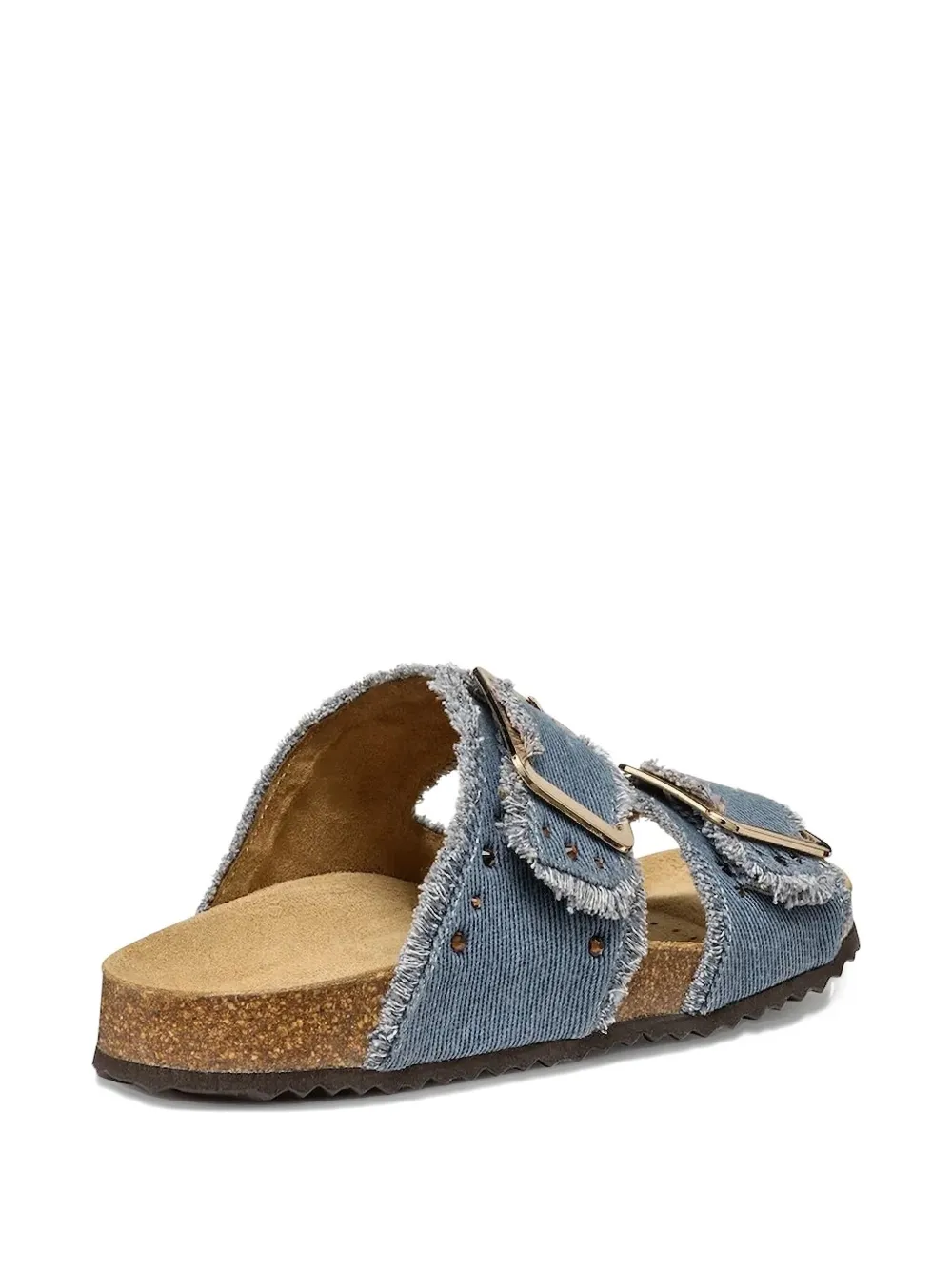 Geox frayed-edges sandals Blue