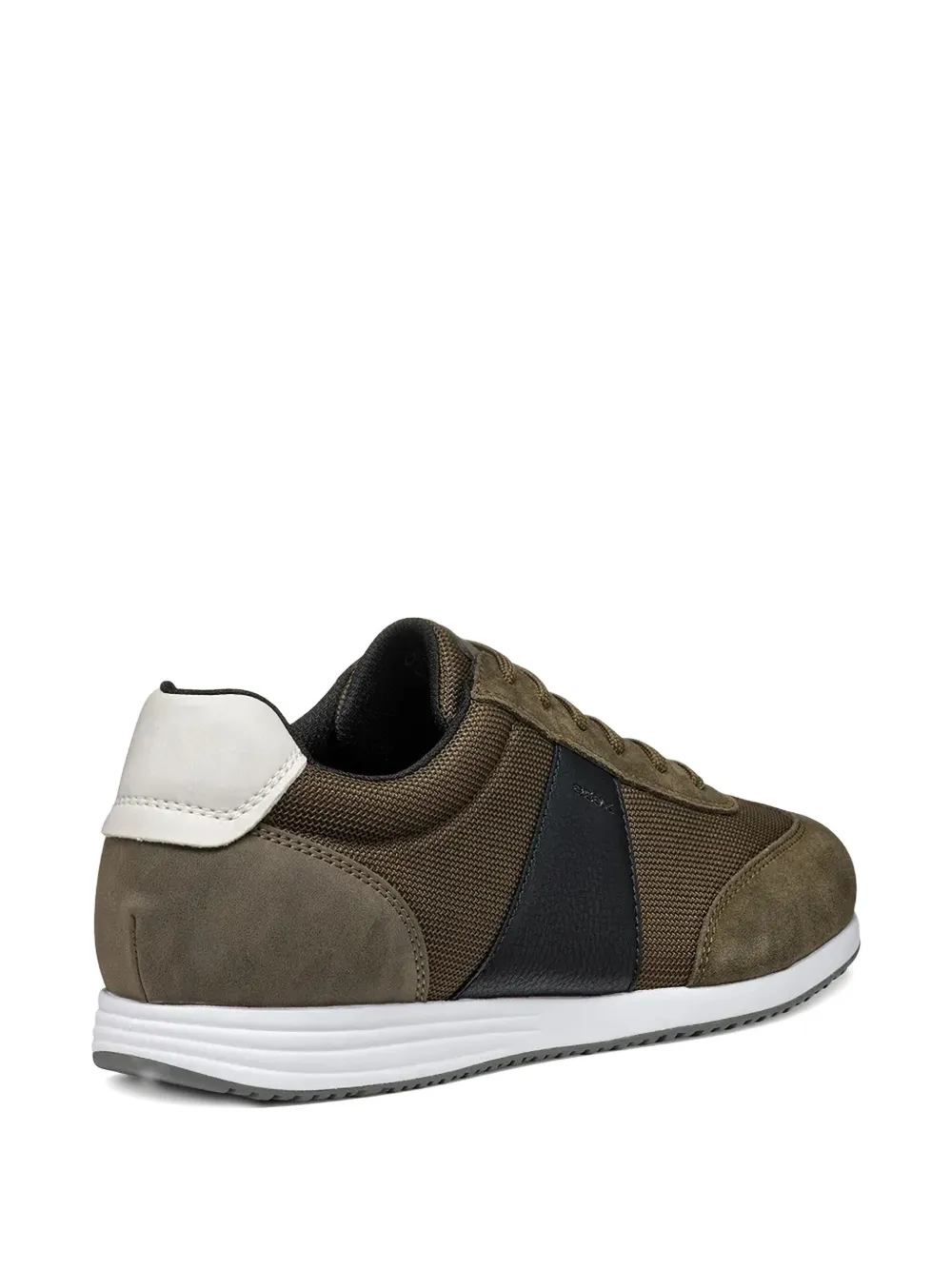 Geox Arthiene mesh-panel suede sneakers Groen