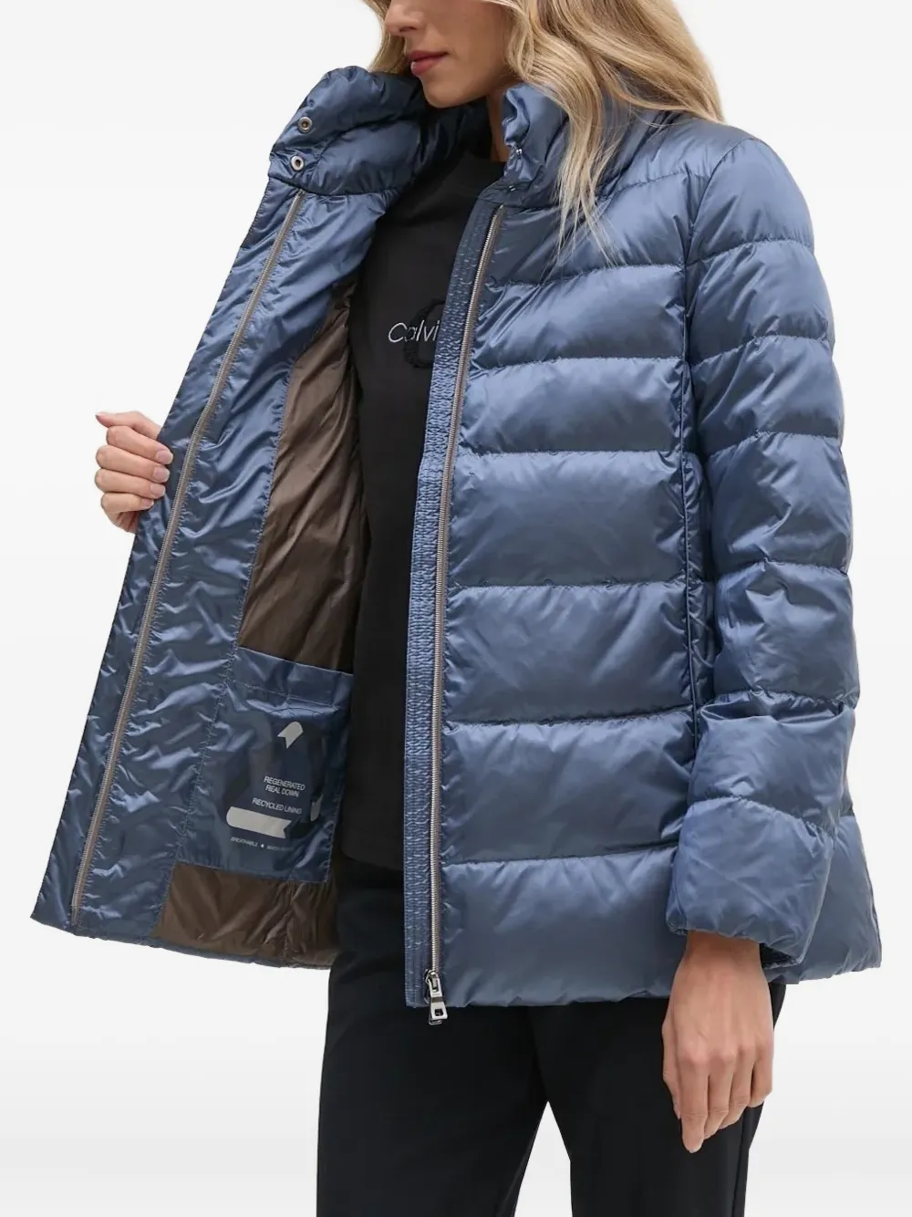 Geox Gewatteerd jack Blauw