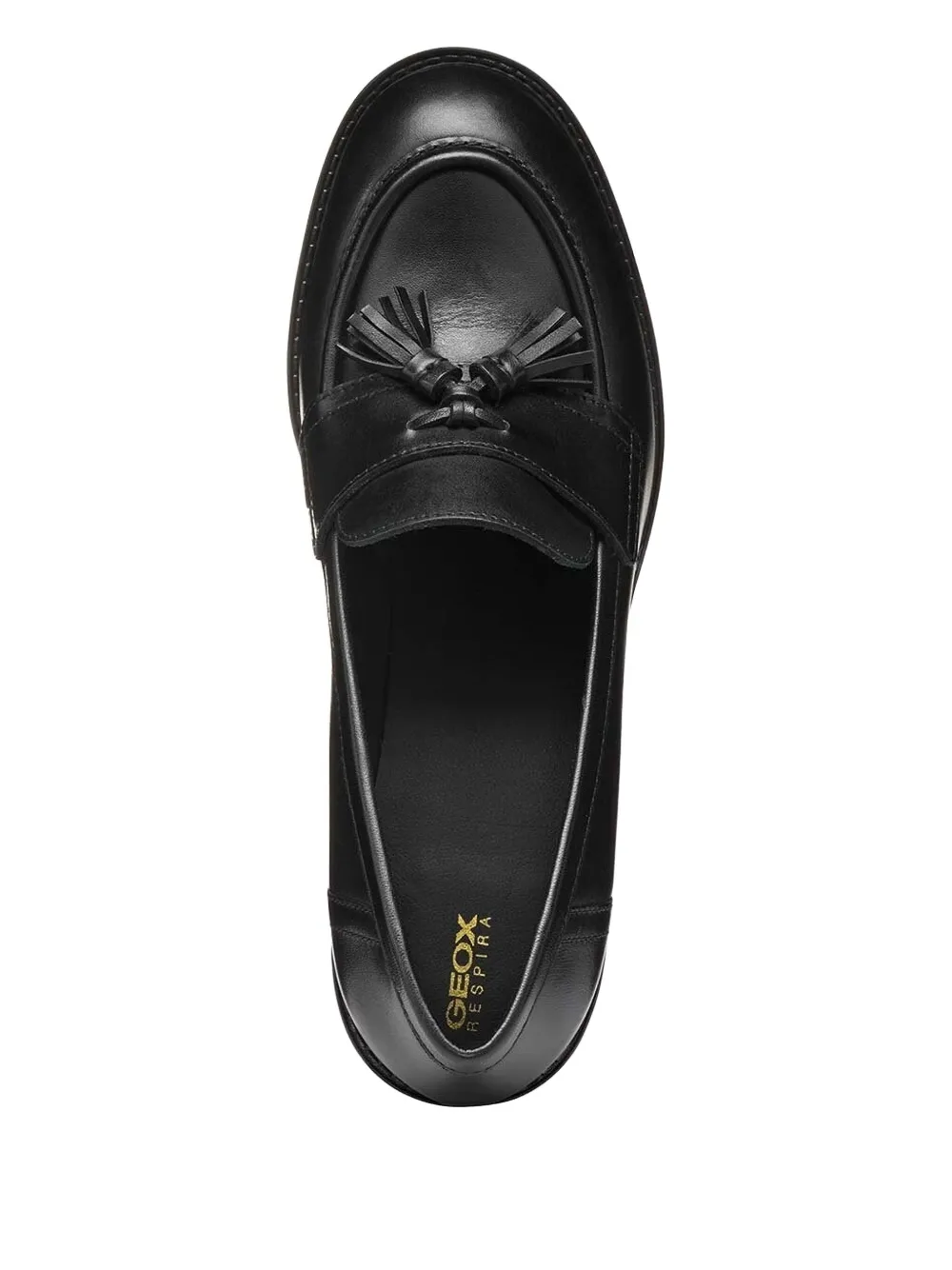 Geox Tassel-detail Block-heel Mules In Black