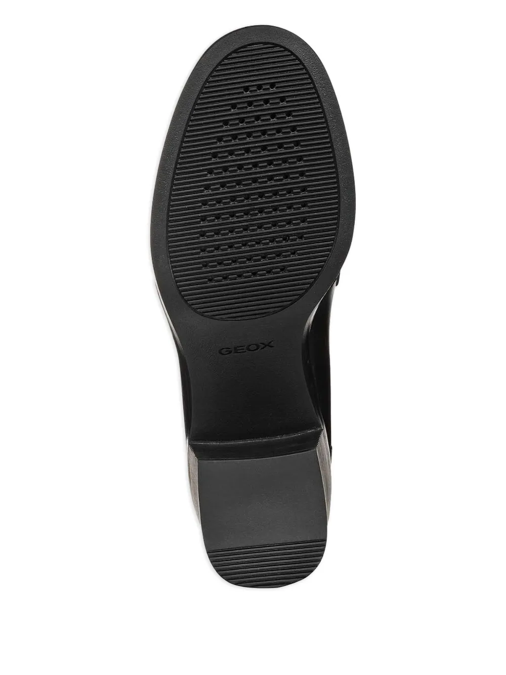 Geox Tassel-detail Block-heel Mules In Black