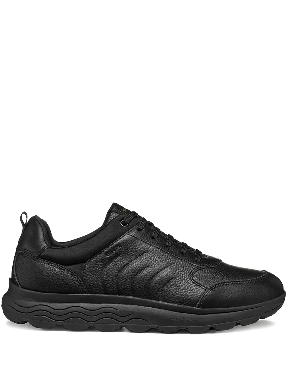 Geox Spherica leather sneakers Black