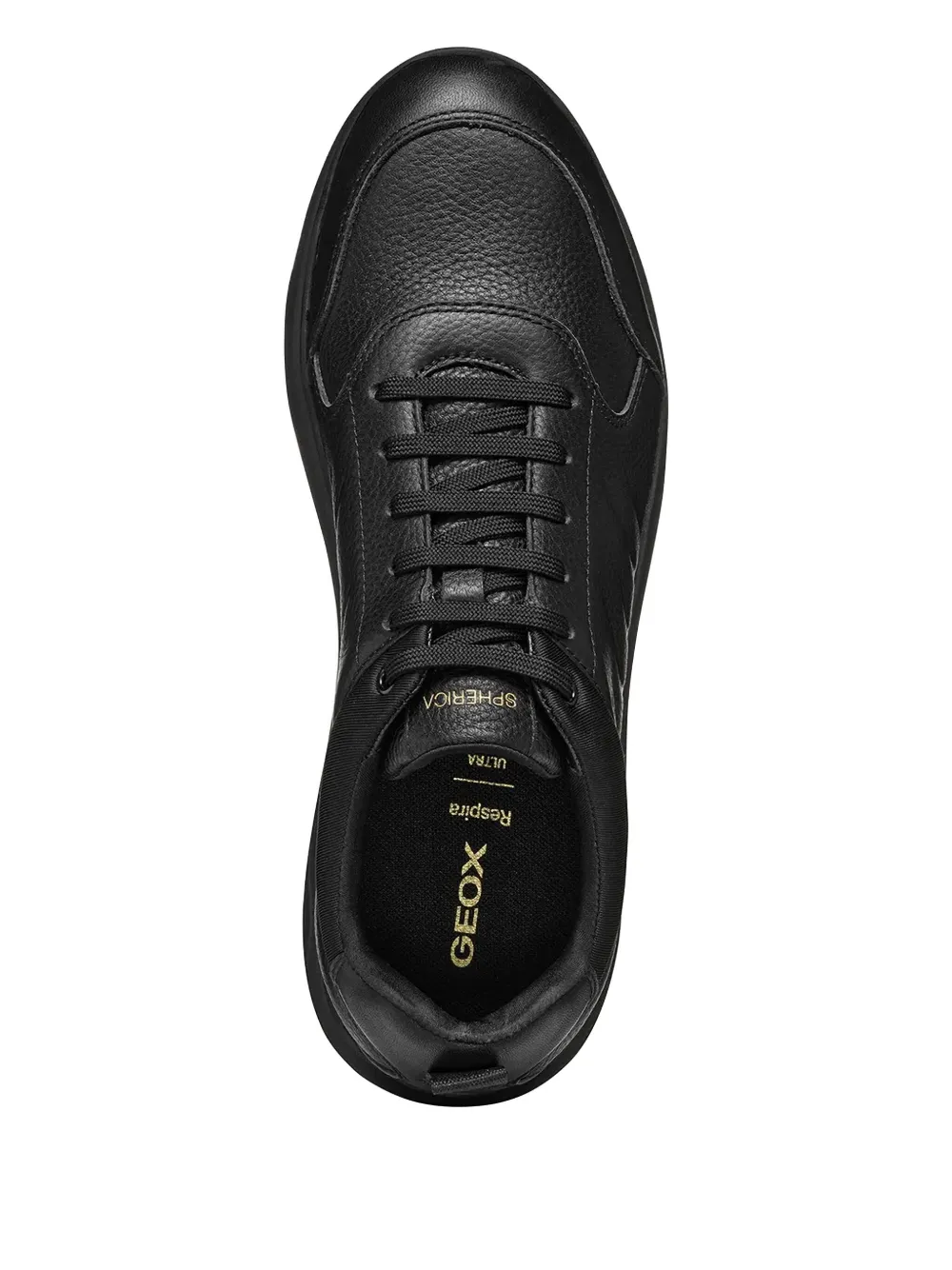 Geox Spherica leather sneakers Black