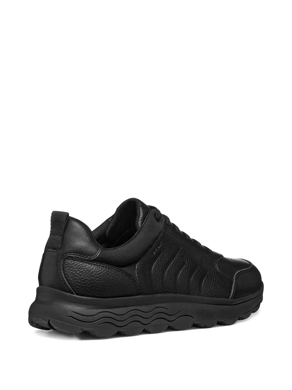 Geox Spherica leather sneakers Black