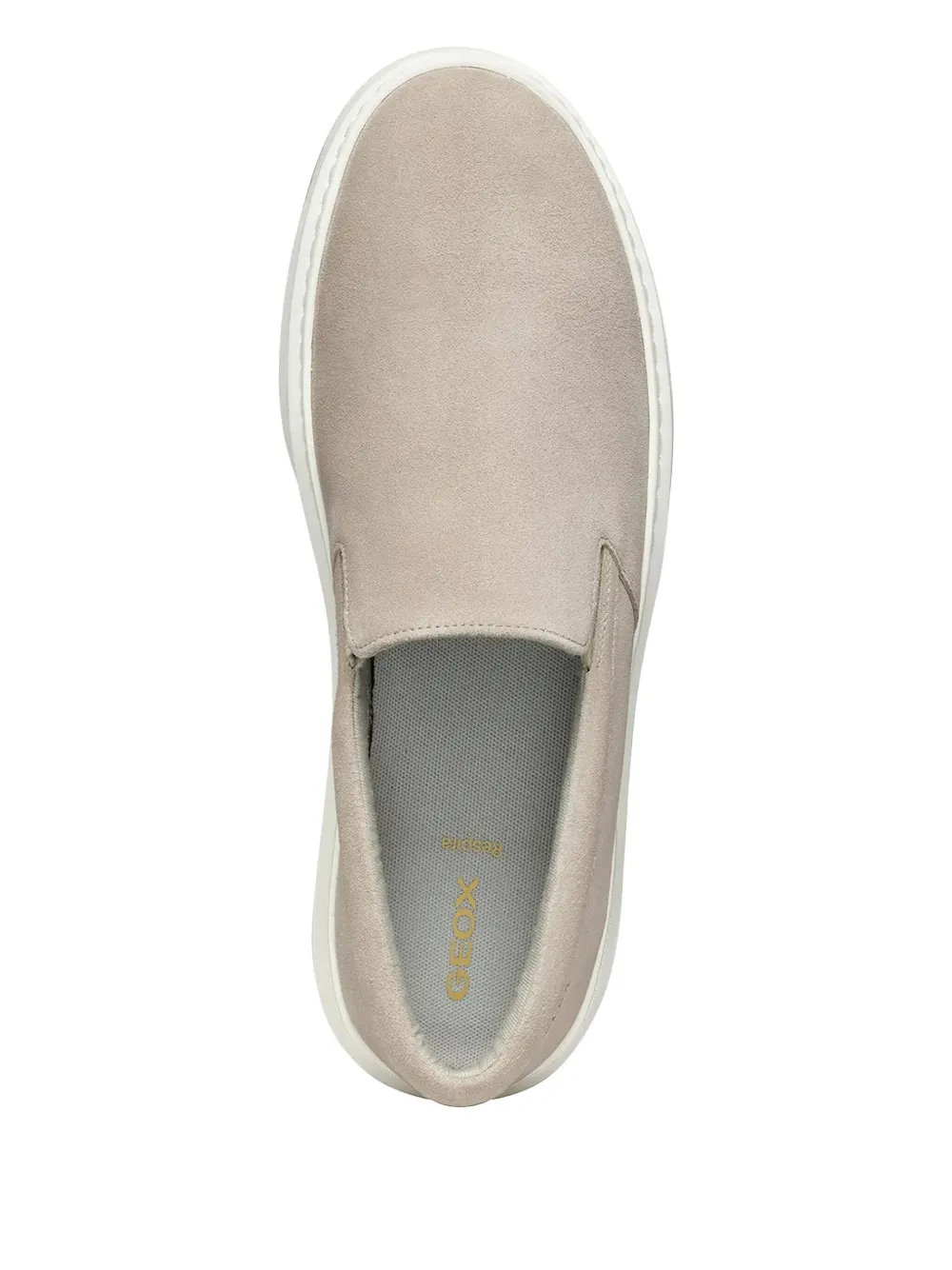 Geox Deiven suede slip-on trainers Beige