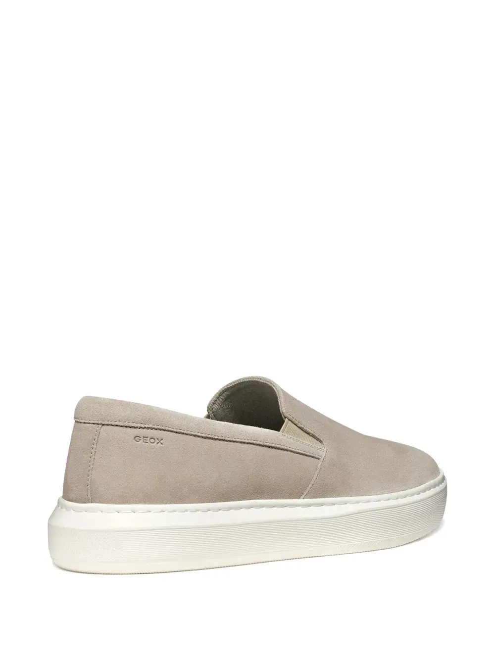 Geox Deiven suede slip-on trainers Beige