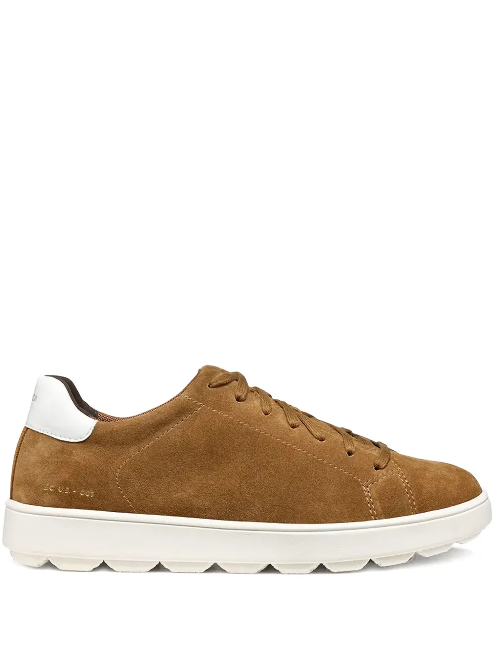 Geox Spherica™ ECUB-1 suede lace-up sneakers Brown