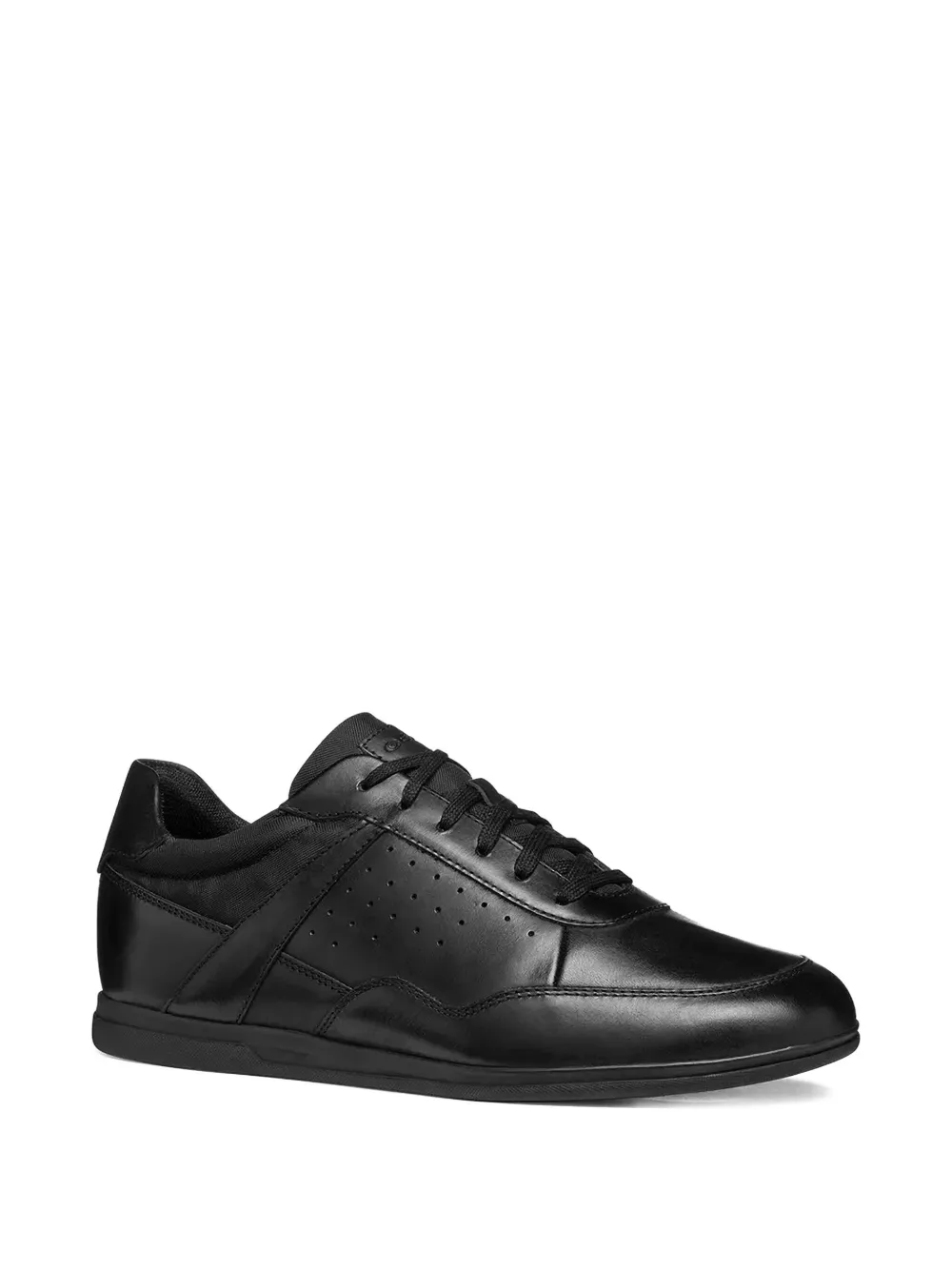 Geox Renan perforated leather lace-up sneakers | Low-Tops | Image 2