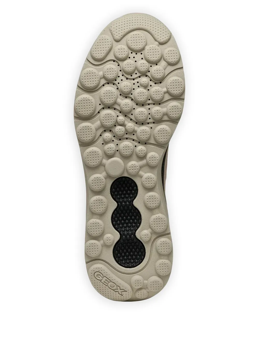 Geox Spherica Actif X1 sneakers met mesh vlak Geel