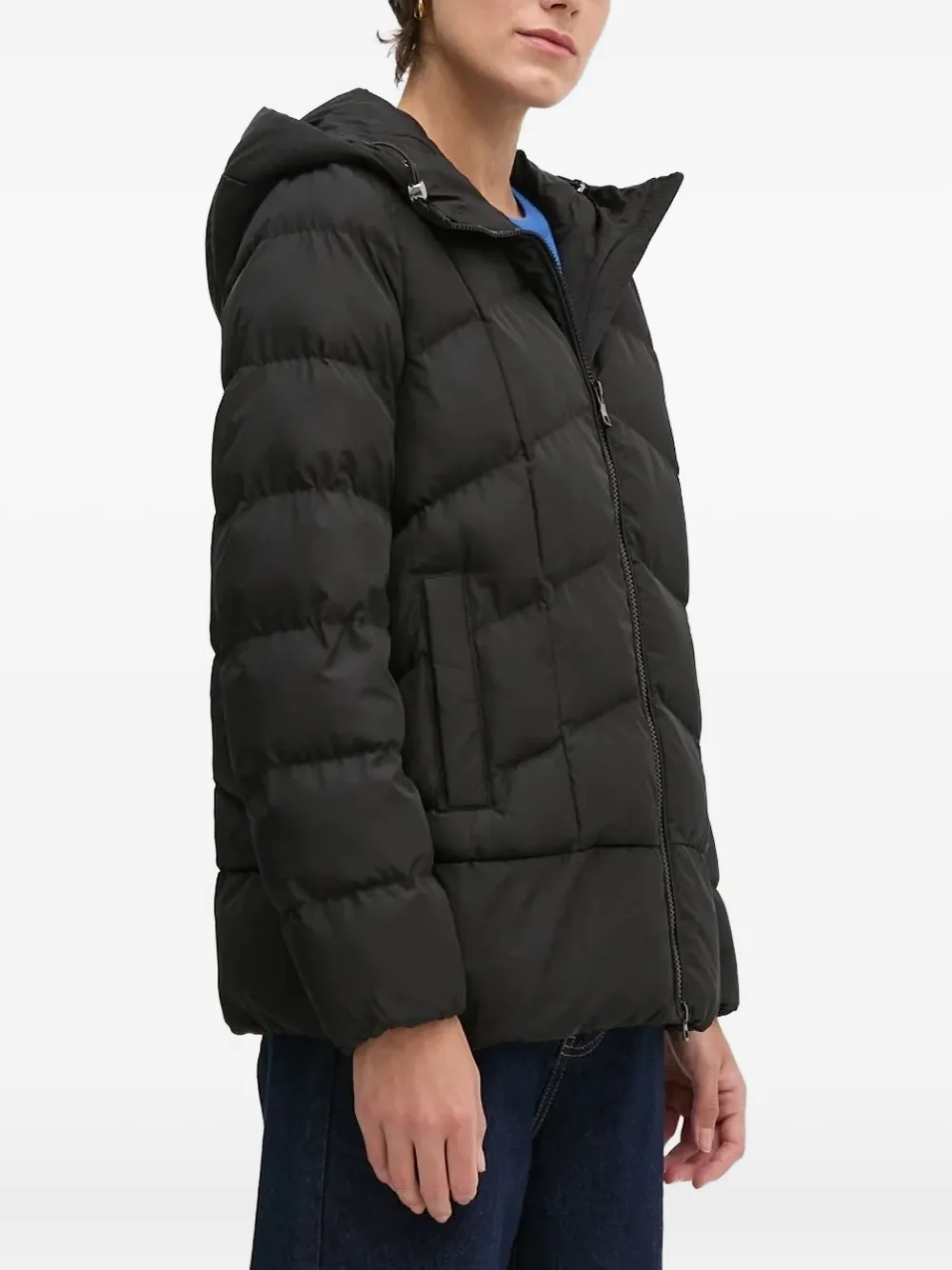 Geox hooded chevron-quilted puffer jacket | Down Jackets | Image 2