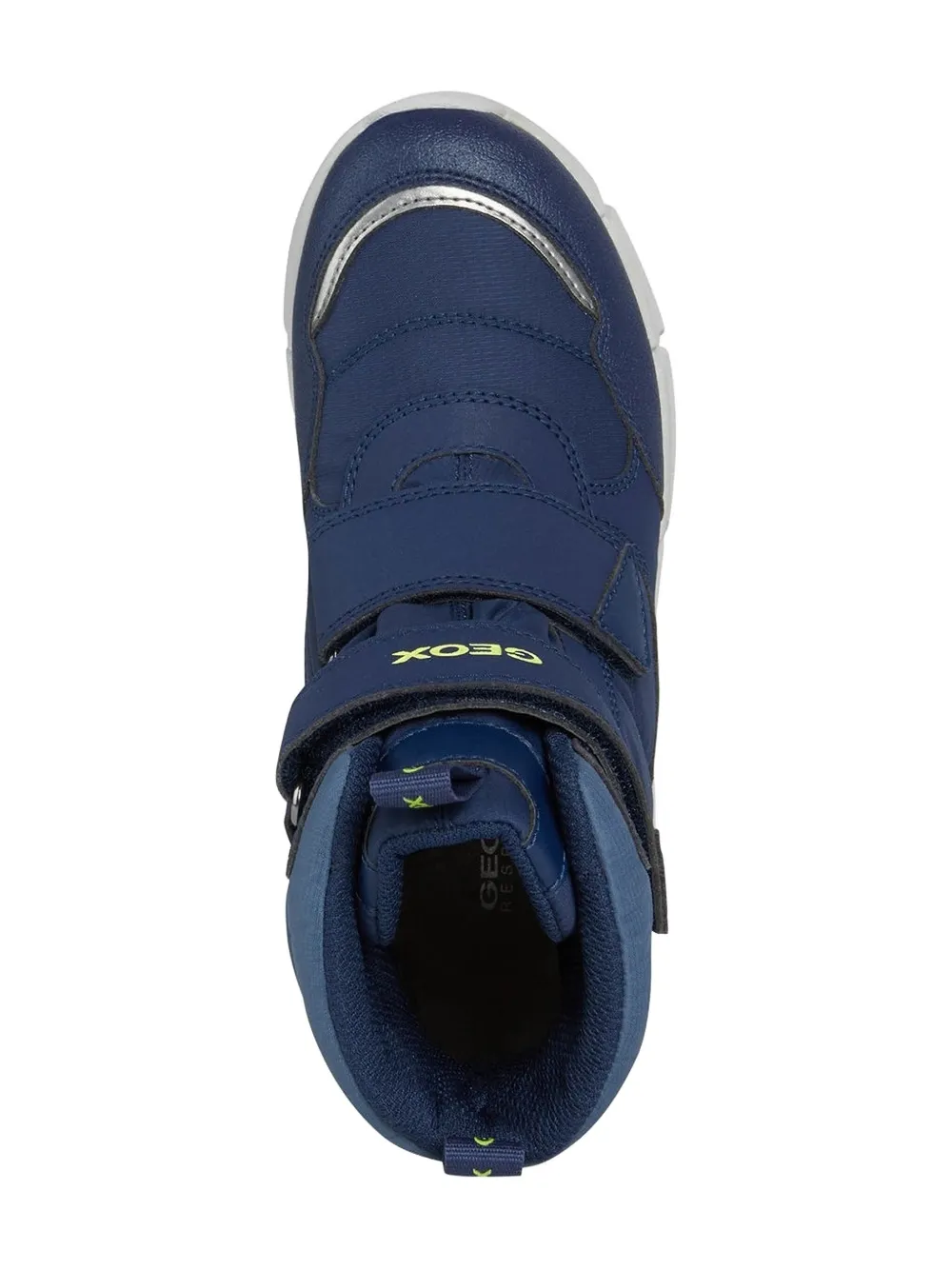 Geox double-strap padded boots Blue