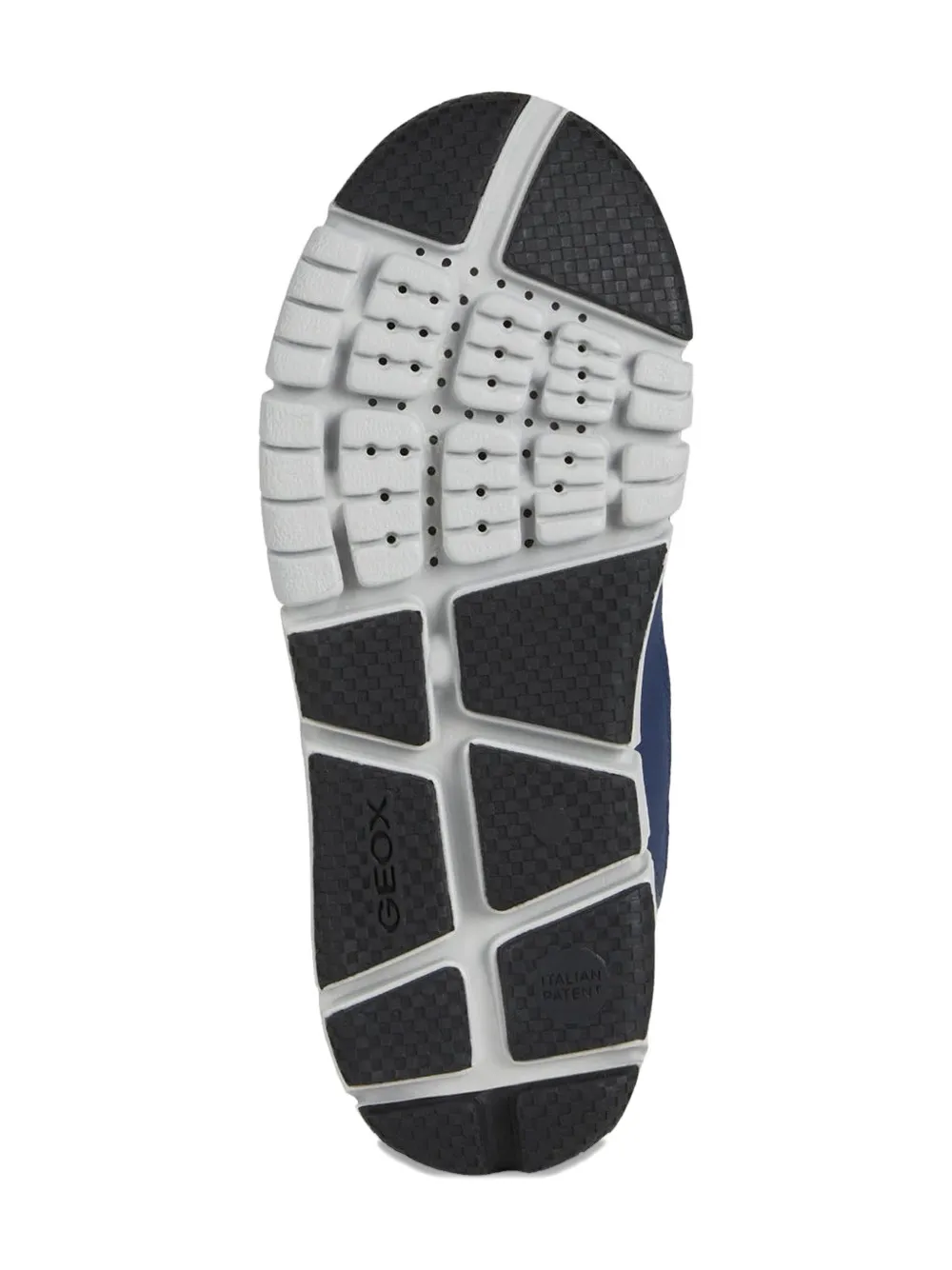 Geox double-strap padded boots Blue