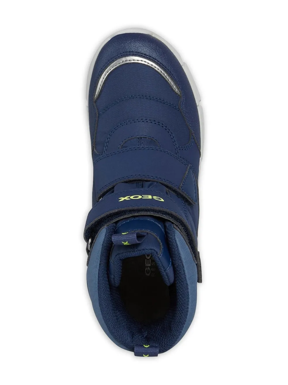 Geox Gewatteerde laarzen met dubbele bandjes Blauw