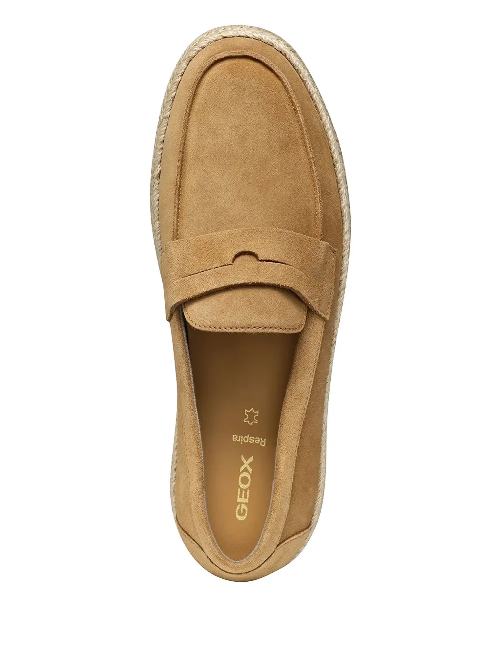 Geox penny suede espadrilles Brown