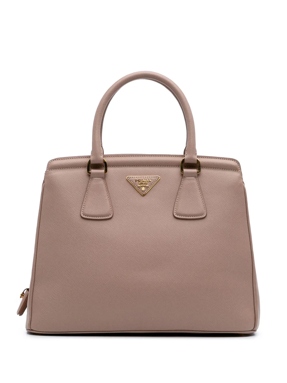 Prada Pre-Owned 2010-2024 Saffiano Lux Parabole Tote Bag | Braun | Image 1