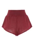 Oséree elasticated waistband shorts - Red