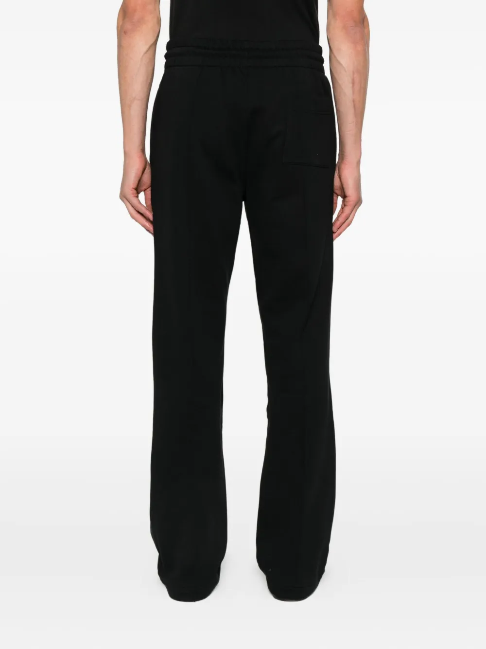 Casablanca logo-appliqué drawstring track pants Zwart