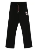 Casablanca logo-appliqué drawstring track pants - Black