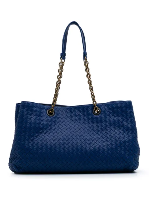 Bottega Veneta Pre-Owned 2012-2024 Medium Nappa Intrecciato Double Chain tote bag