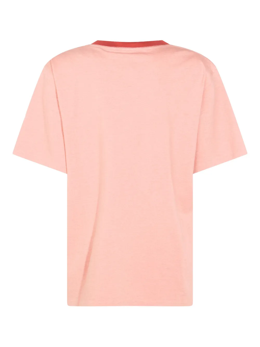 Chloé T-shirt met logoprint Roze