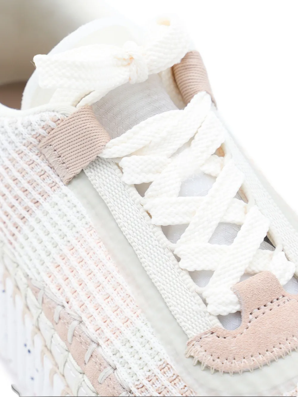 Chloé Nama knitted platform sneakers Neutrals