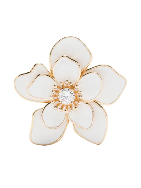Self-Portrait flower-motif earrings