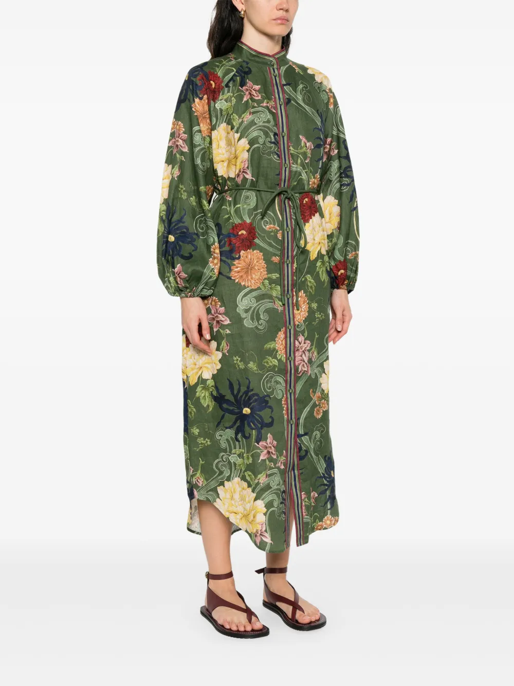 ALEMAIS Avery maxi-jurk Groen