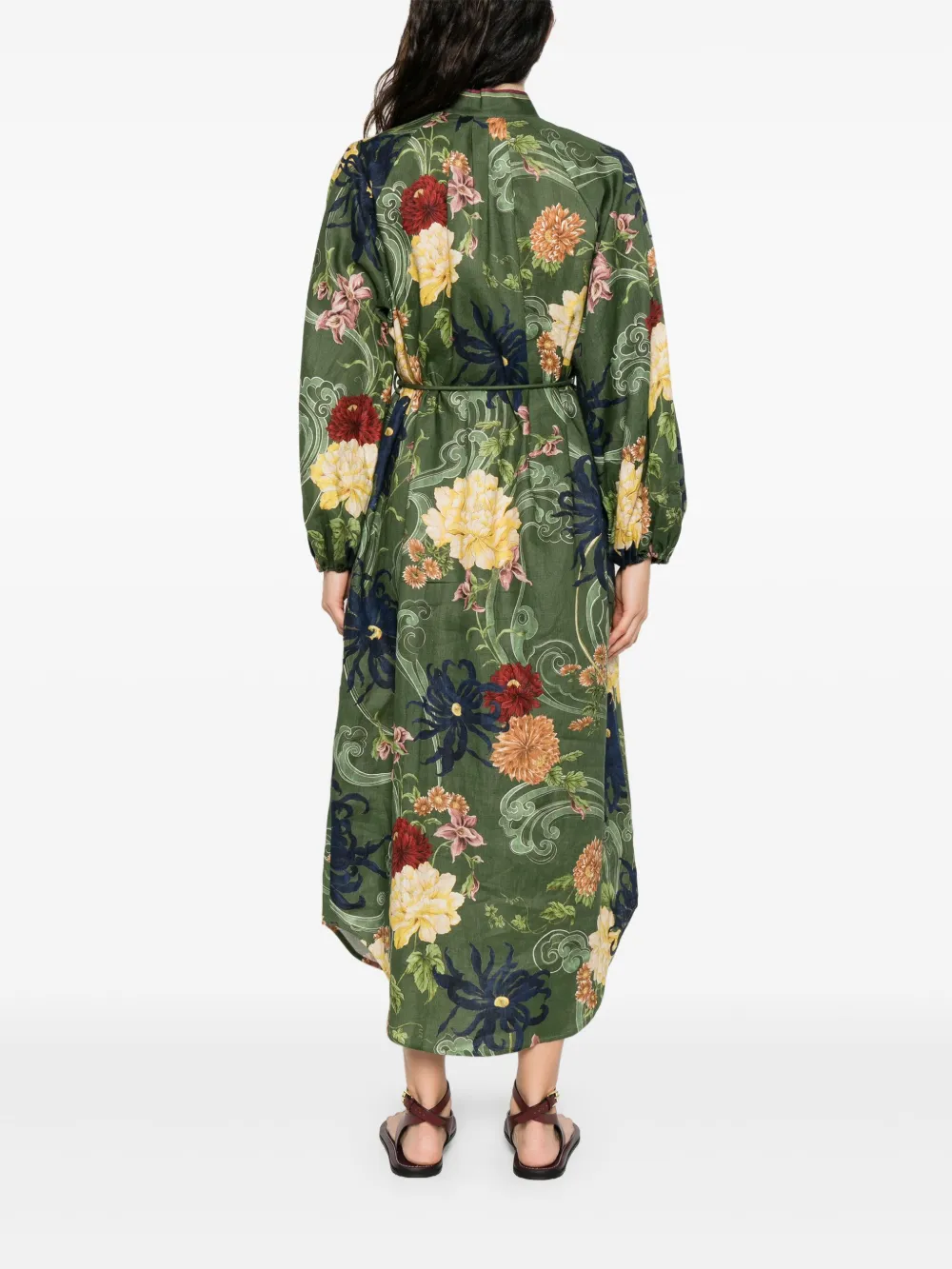 ALEMAIS Avery maxi-jurk Groen