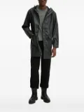 Herschel Supply Co. hooded flap-pocket raincoat - Black