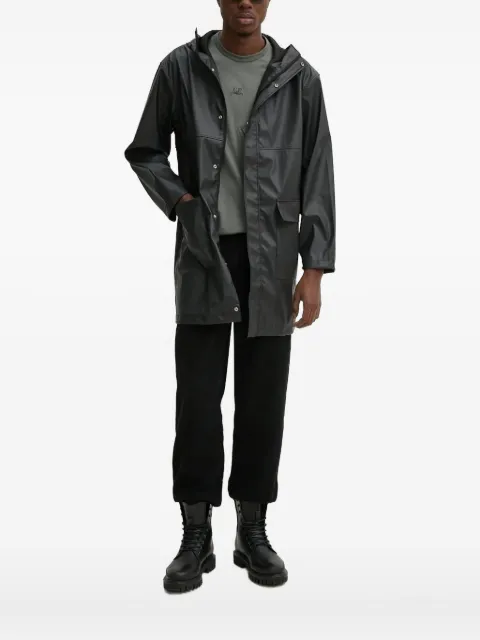 Herschel Supply Co. hooded flap-pocket raincoat