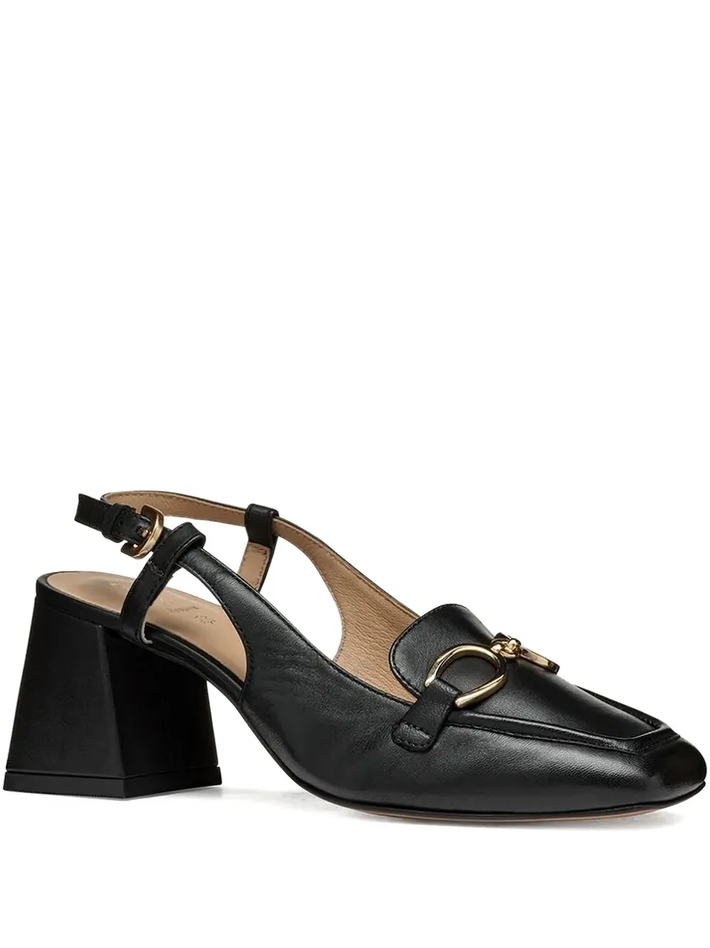 Geox 60mm Coronilla slingback pumps Black
