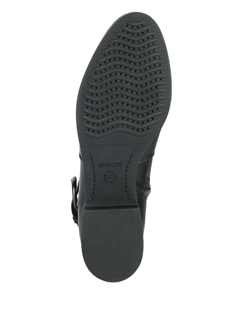 Geox buckle-fastening leather boots Black