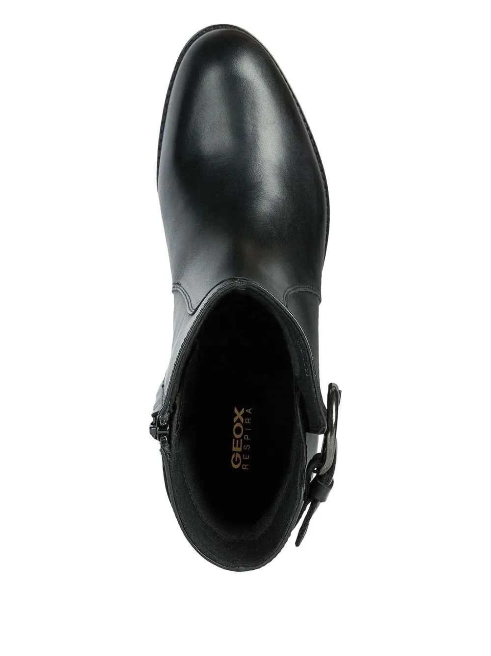 Geox buckle-fastening leather boots Black