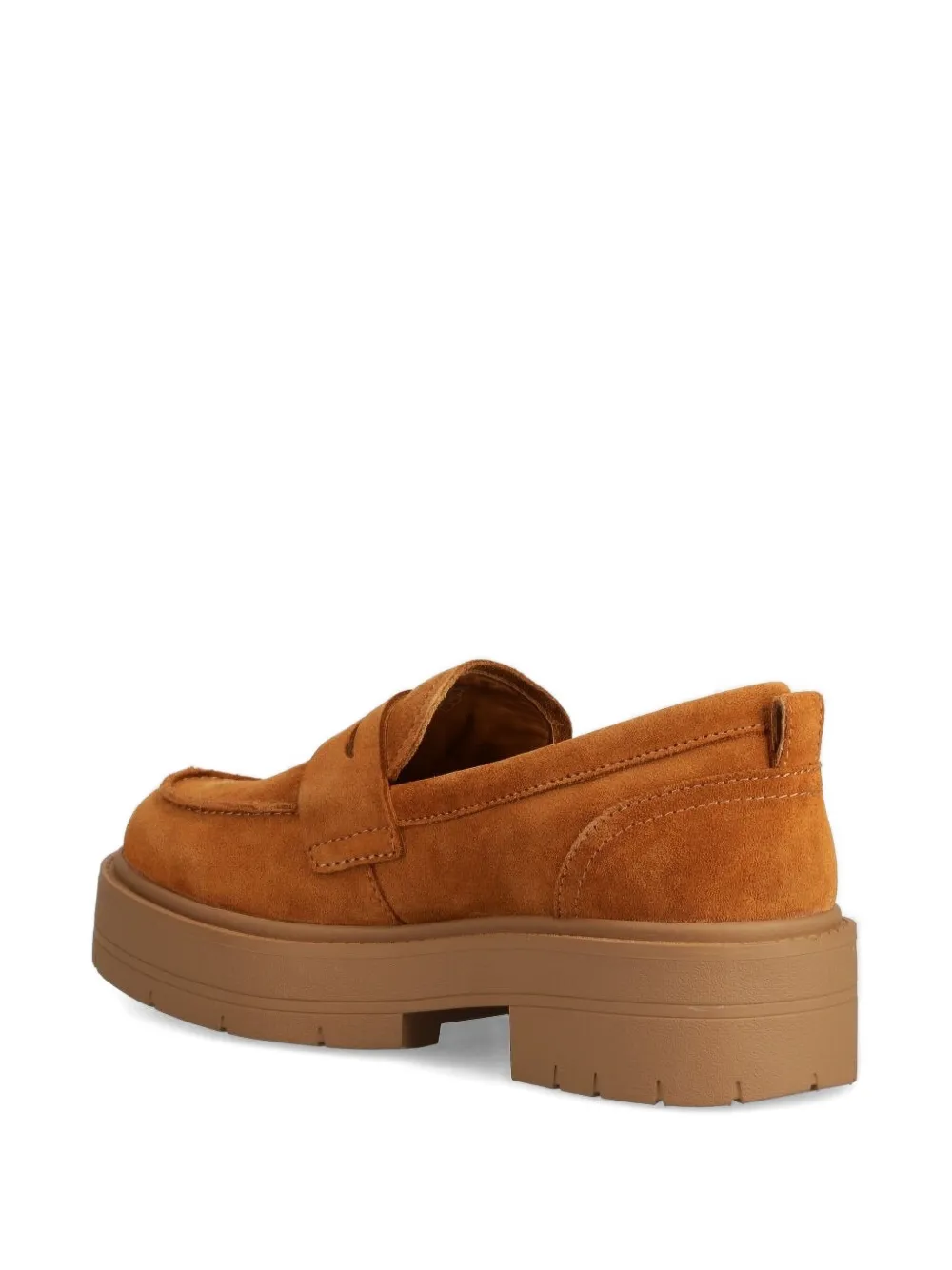 Geox Loafers met plateauzool - Bruin