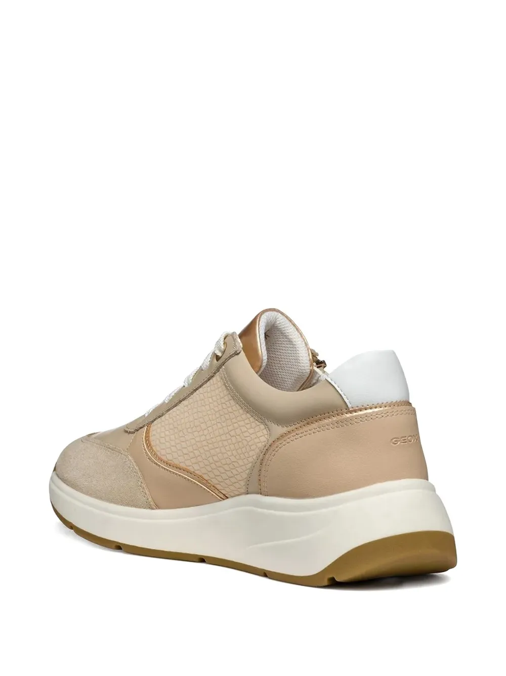 Geox zip-detail sneakers Neutrals