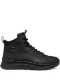 Geox lace-up leather boots - Black