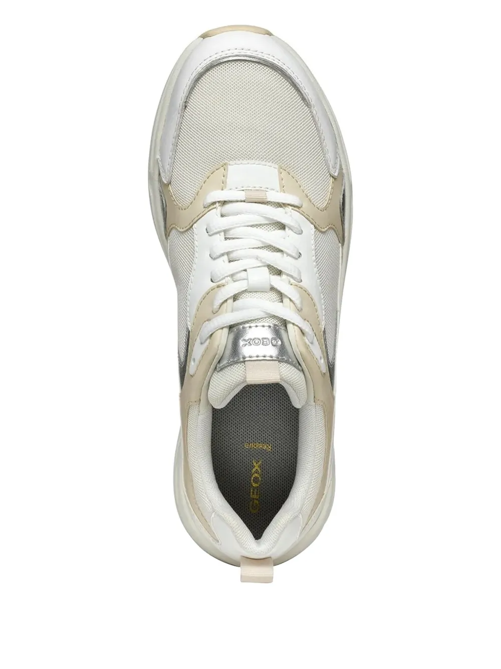 Geox Zarvia Chunky-platform Sneakers In Neutral