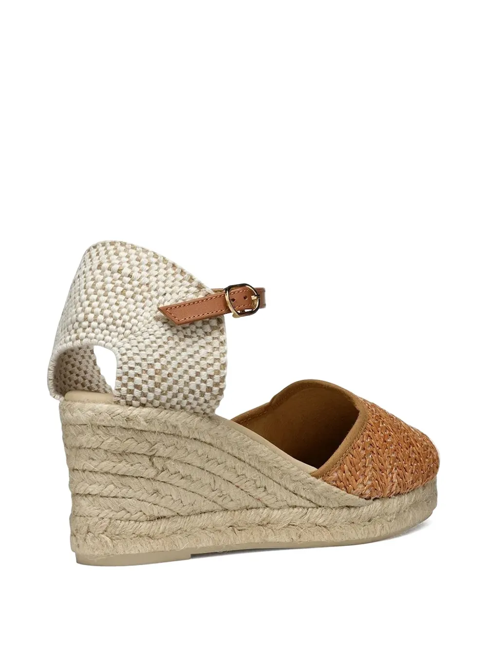 Geox Gelsa Woven Espadrilles In Brown