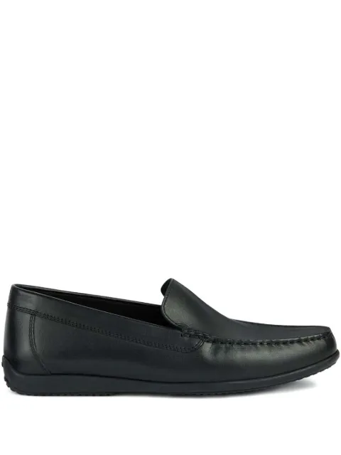 Geox Ascanio leather slip-on loafers