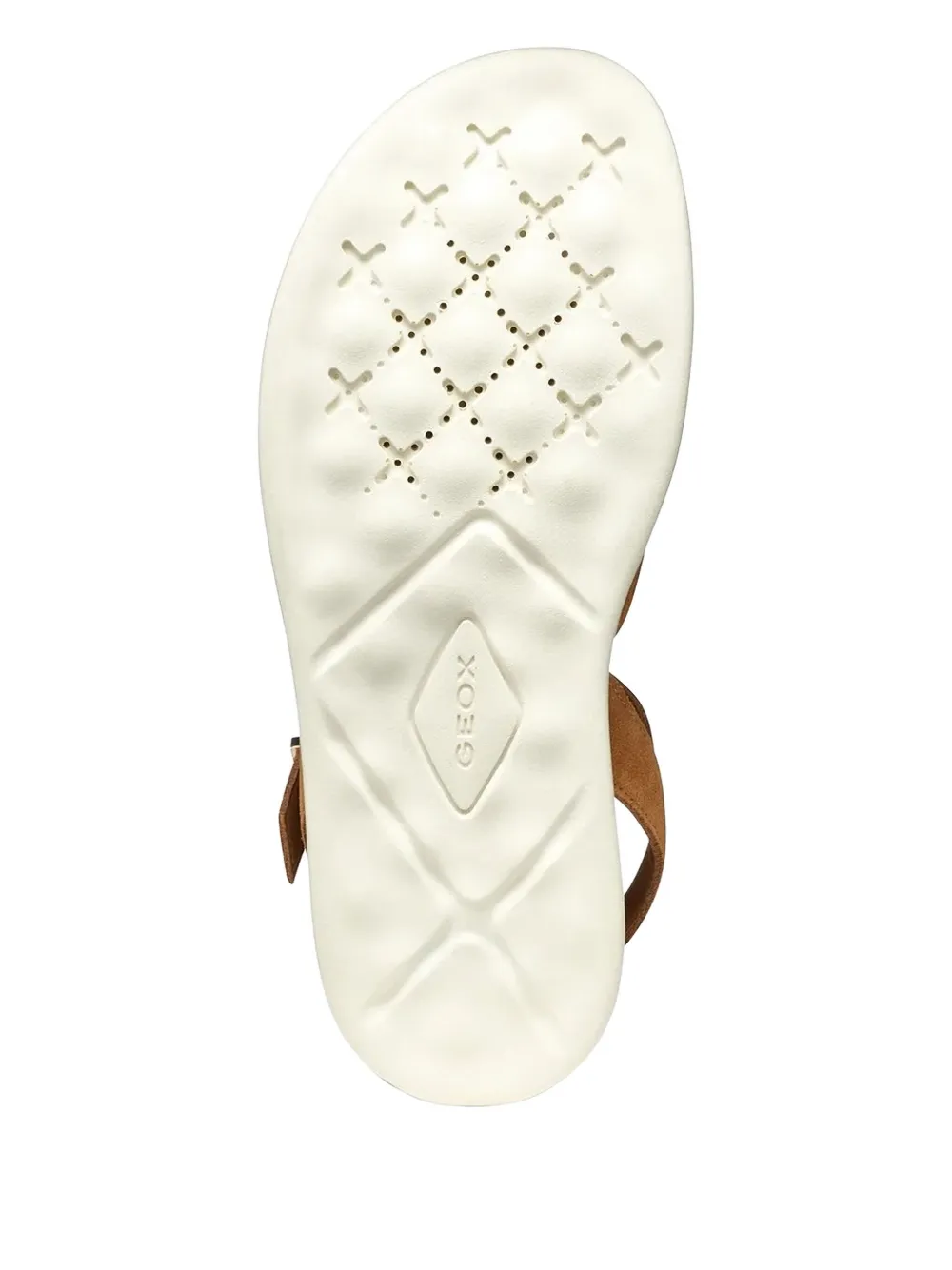 Geox woven-strap buckle sandals Brown